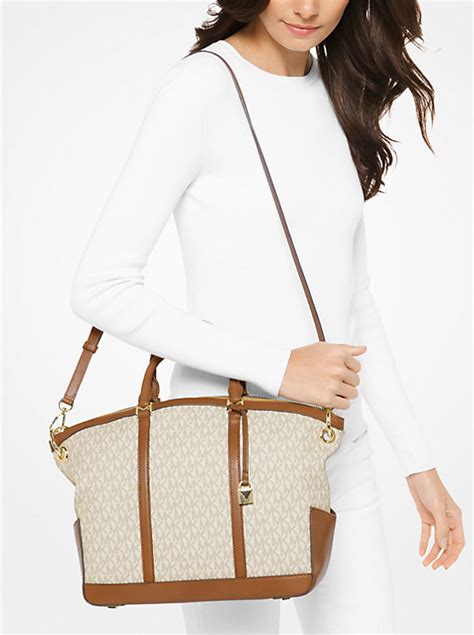 michael kors bekett|Beckett Large Logo Satchel .